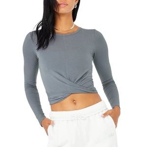 Alo Yoga Cover Long Sleeve Twist Top